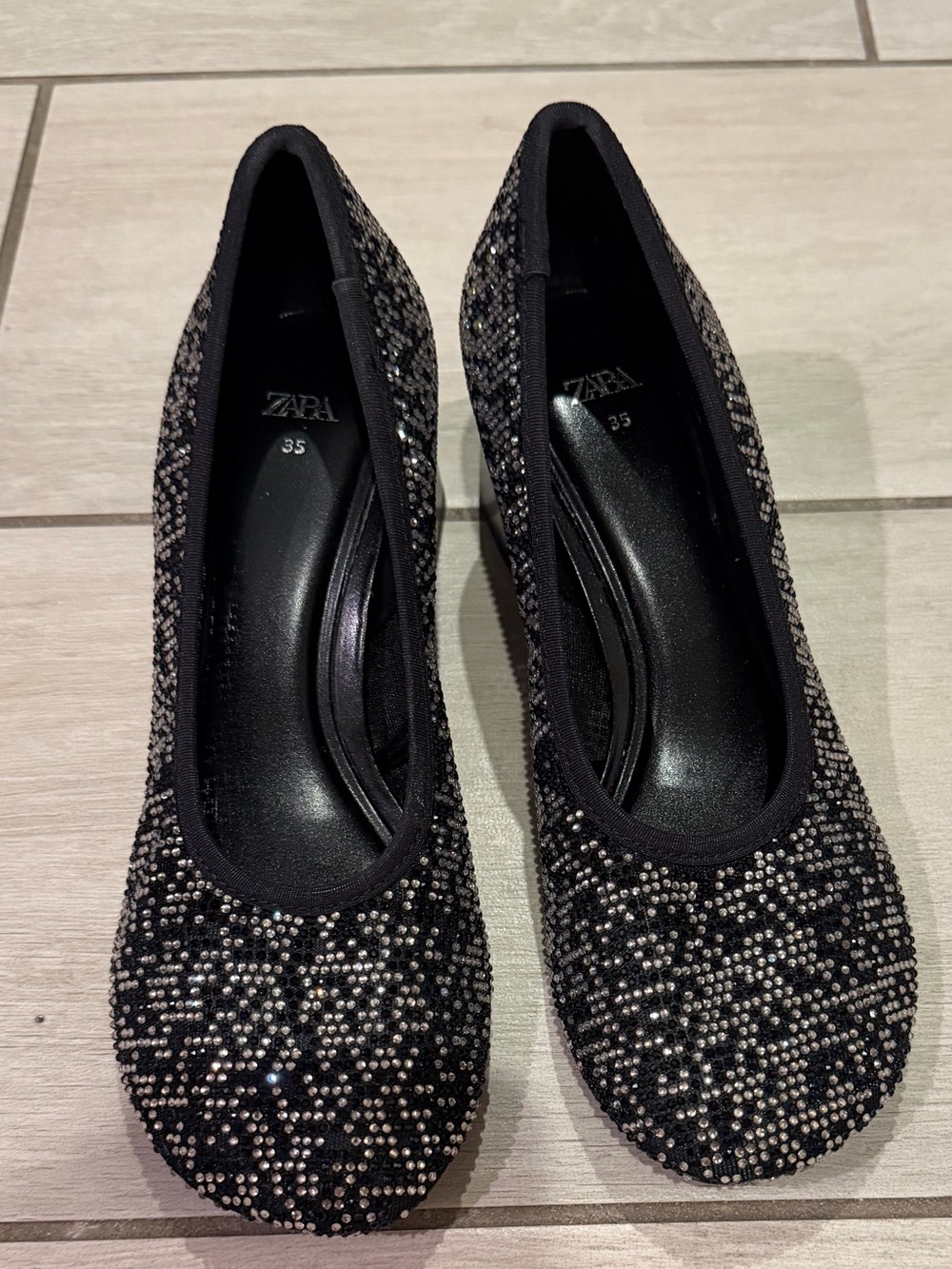 ZARA Rhinestone heel - Picture 9 of 14